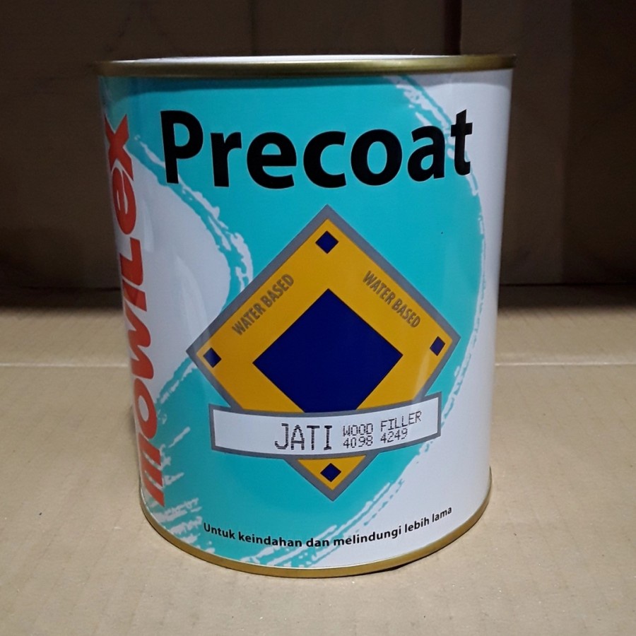 Jual Precoat Wood Filler/Dempul Kayu Plitur Politur MOWILEX Water Based