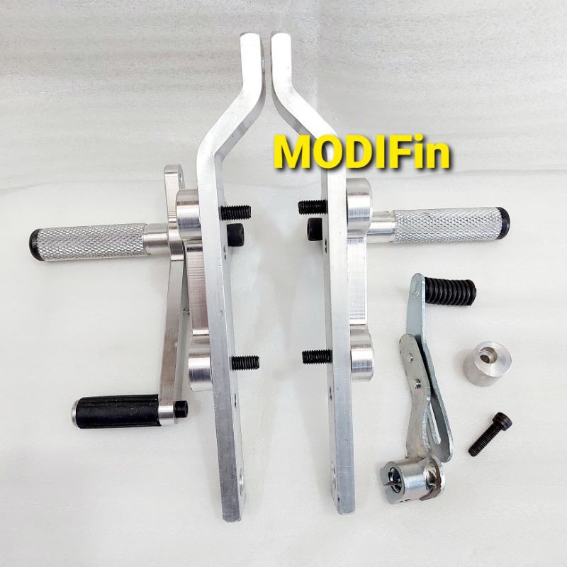 FootStep UnderBone Step UB Jupiter Z Jupiter MX Rx King Rc3 Racing Silver Dural