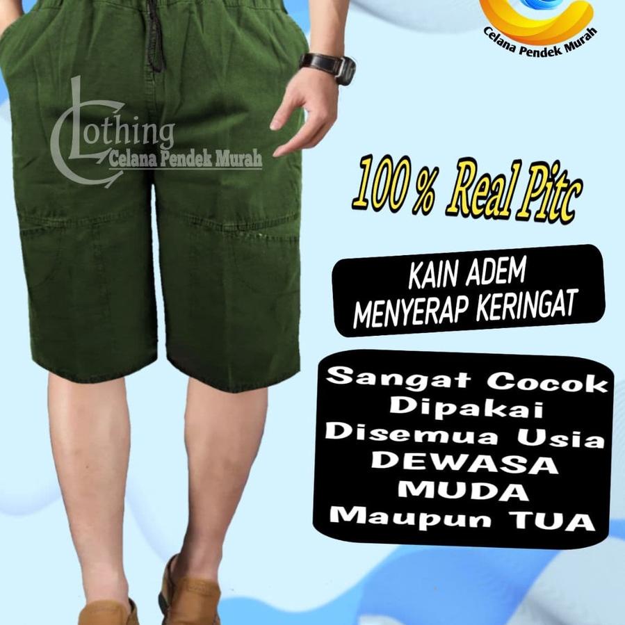 ✅Promo ⚡pesial❤ Celana Cargo Pendek Short Pants Pria Dewasa Santai Kargo Cowok Casual Harian Laki La