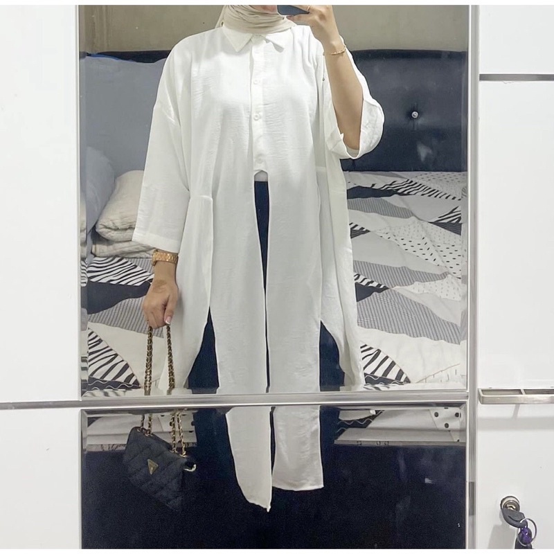 Rira Tunik /Atasan Muslim Wanita /Tunik Wanita /Kemeja oversize /Fashion Muslim