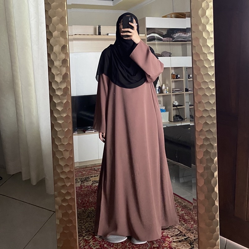 basic abaya shopee