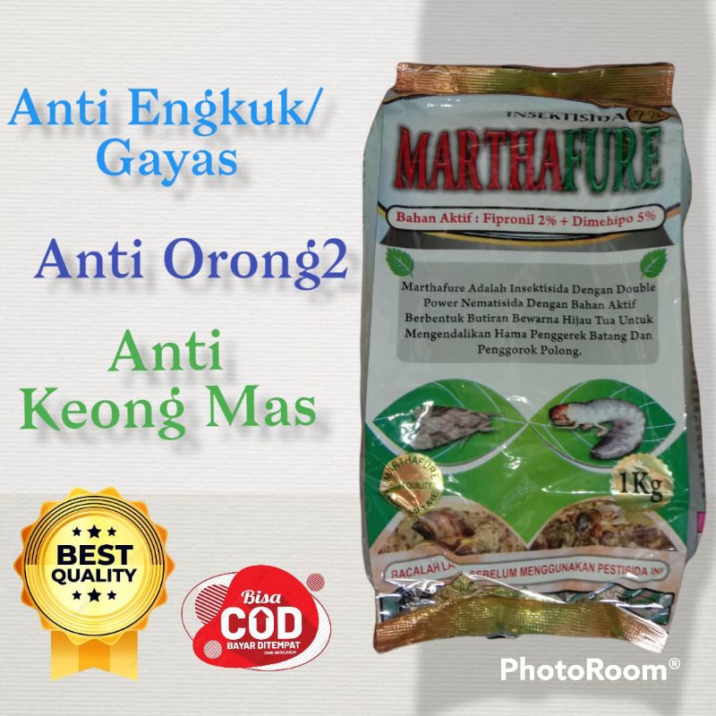 MARTHAFUR 1 kg Karbofuran dan dimehipo anti sundep  Anti Orong2 Anti Orong2 Anti Keong Mas