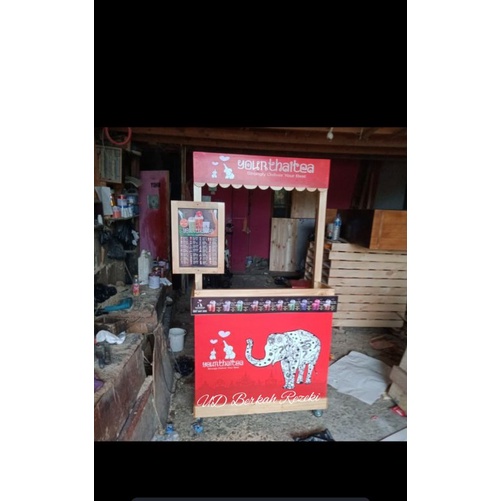 gerobak Es/minuman jati belanda