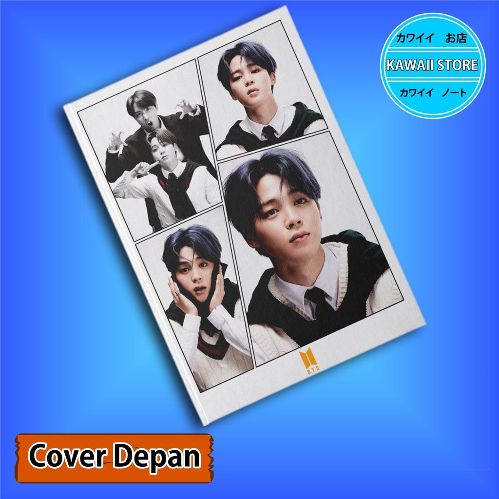 

Notebook / Pocket book Hard Cover Kpop Bts FRAME JIMIN uk A5 & A6 / Notes Book