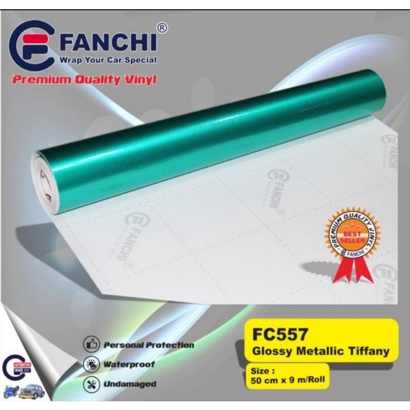 Sticker Fanchi FC557 Glossy Metallic Tiffany Candy metalik Glossy Premium Wrap