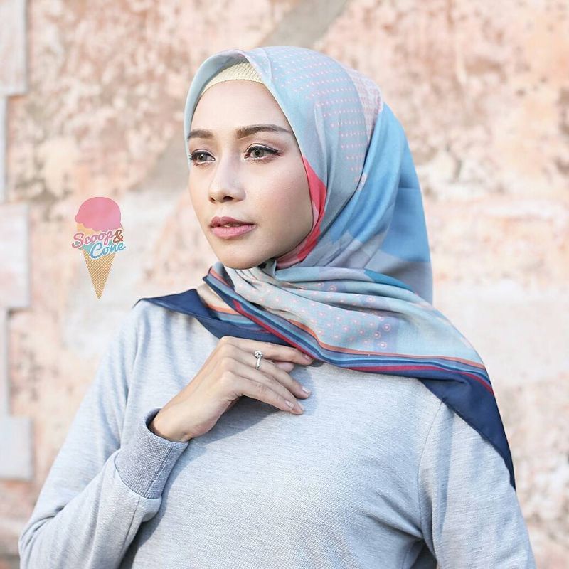[SCOOP&CONE] CLOUDY PATTERN SCARF amarabilqis_2