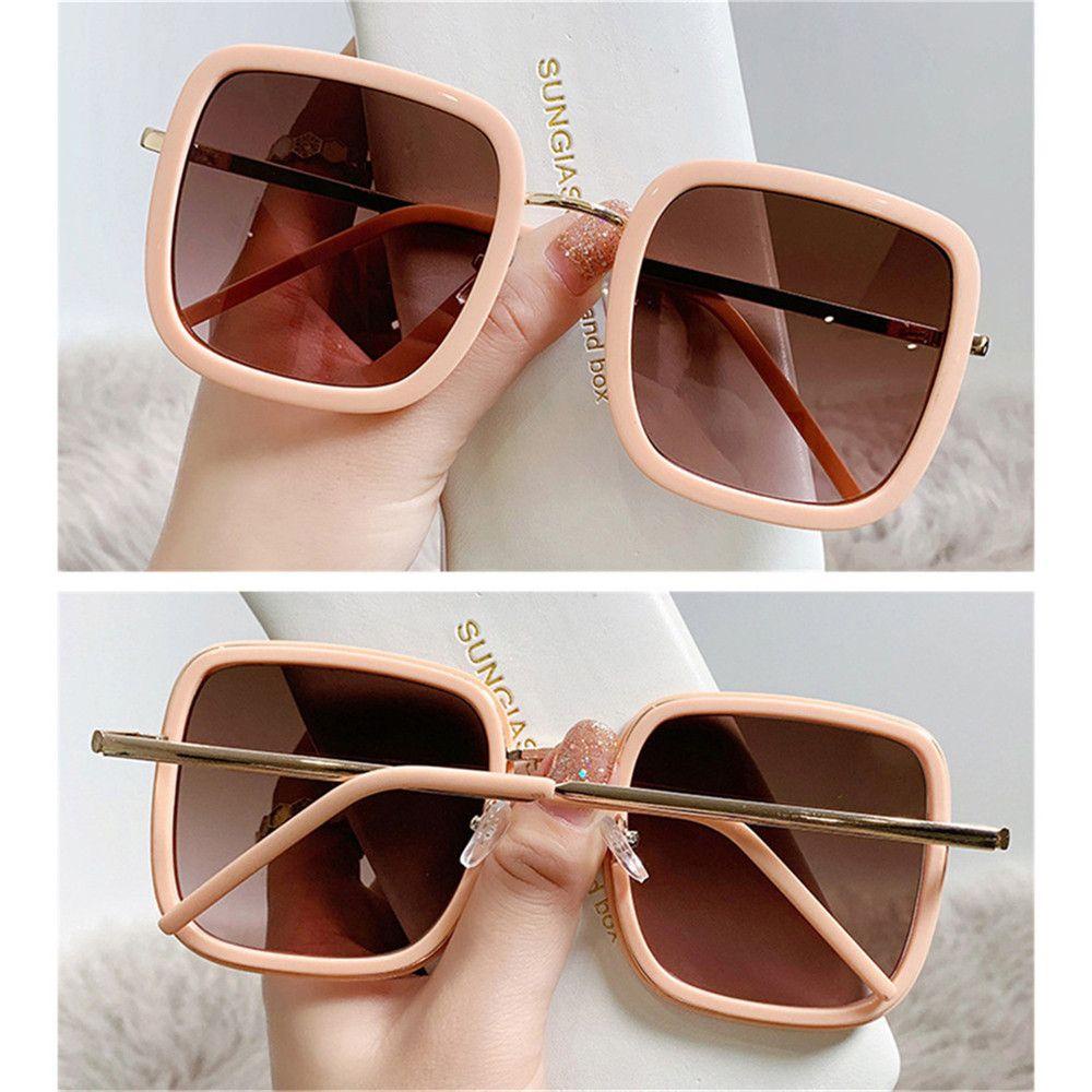 Lily Oversized Sunglasses Fashion UV400 Kotak Pria Shades