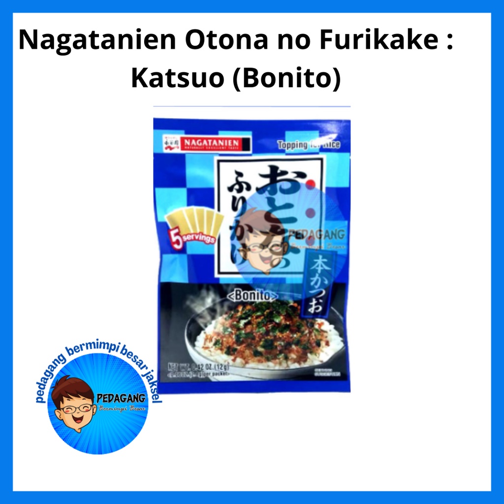 

Nagatanien Otona no Furikake : Katsuo (Bonito) | Abon Jepang