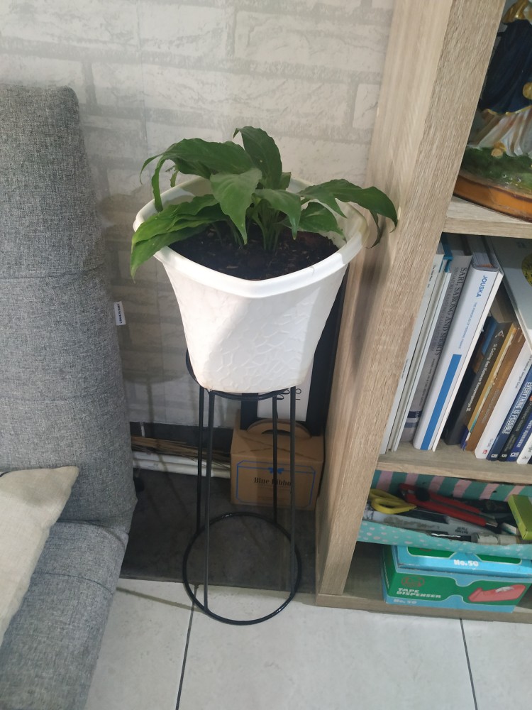 Rak Standing Pot Besi D15/21 Home Dekorasi Rumah Shabby Chic Murah Meriah