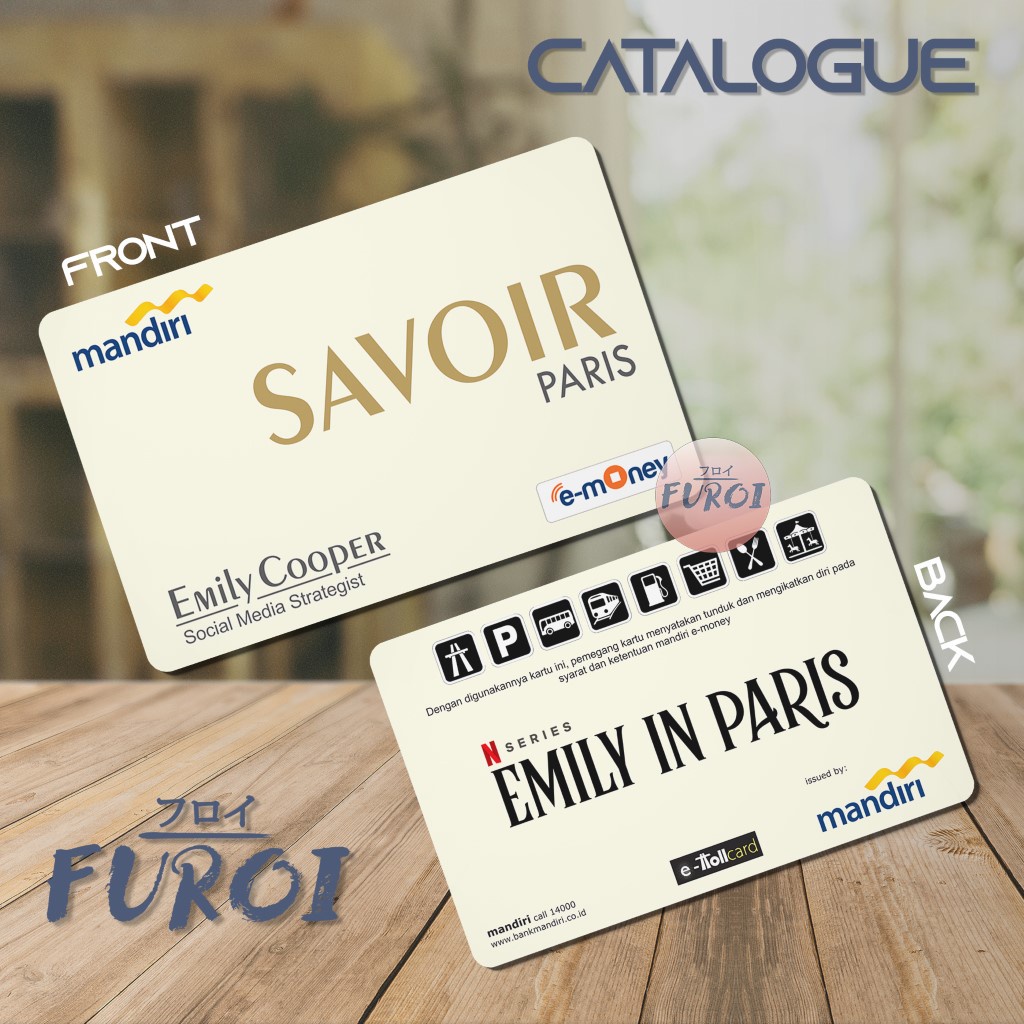 Custom Flazz BCA | Custom Emoney Mandiri | Emily in Paris | Savoir