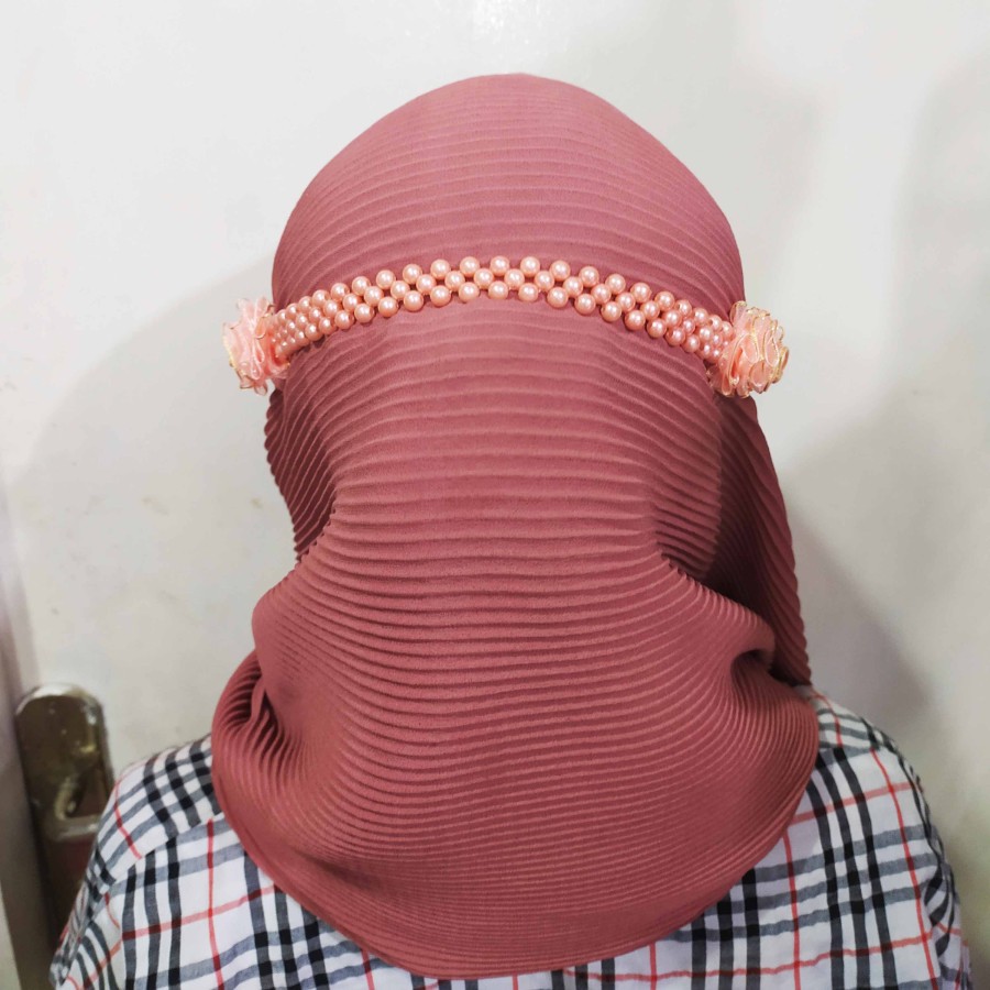 Konektor Masker Mawar Anyam Empat - Pengait Tali Masker konektor Hijab