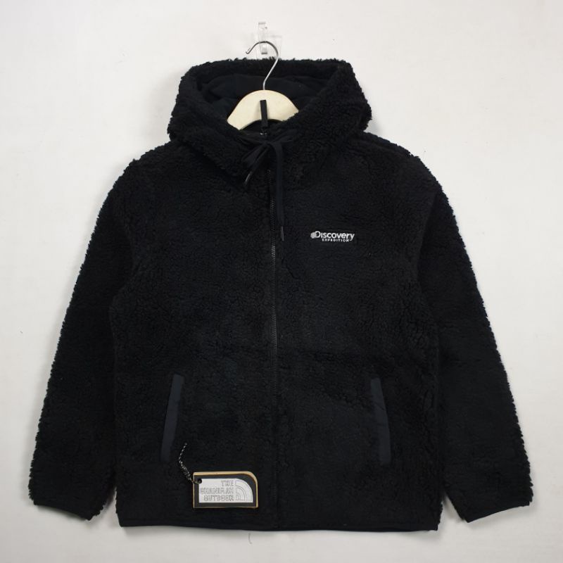 jaket discovery expedition black sherpa original