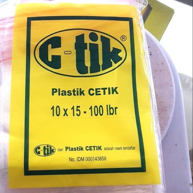 

Plastik C-tik Cetik Klip uk 10x15 GOOD QUALITY