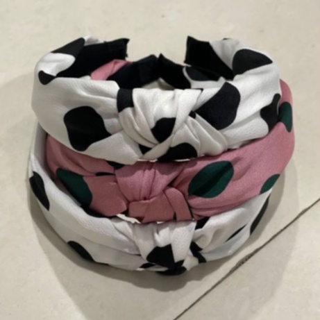 BANDANA BANDO VARIAN MOTIF BANDO SIMPUL AKSESORIS RAMBUT ALA KOREAN STYLE IMPORT