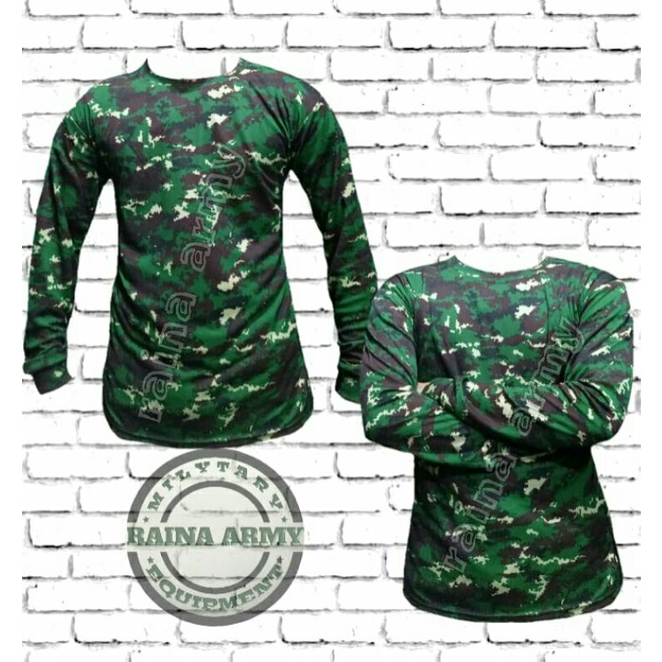 kaos dryfit kaos jersey dryfit lengan panjang loreng nkri