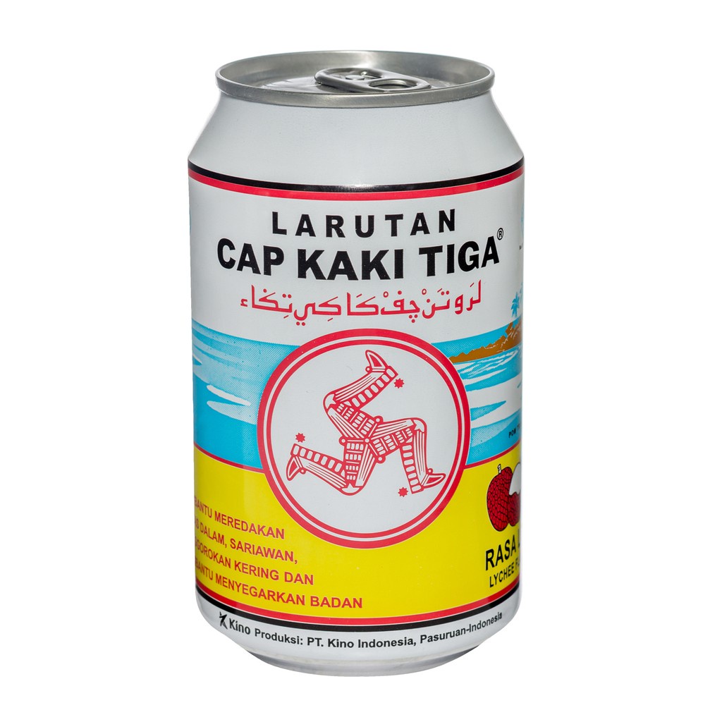 

Larutan Cap Kaki Tiga Rasa Leci 320 ml