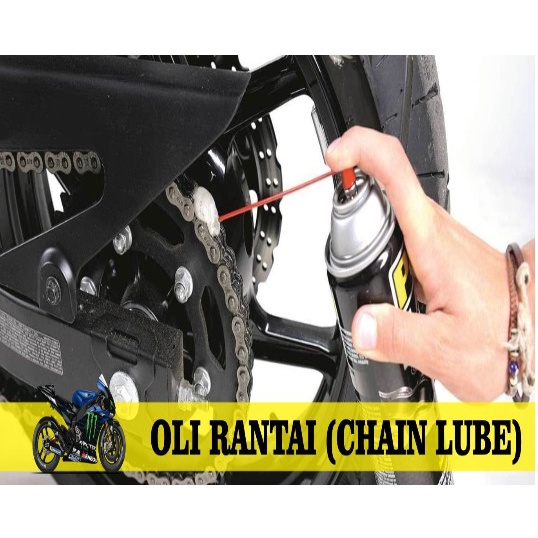 chainlube pelumas/minyak rantai motor CHAIN LUBE V46 Berkualitas Pembersih rantai motor-3