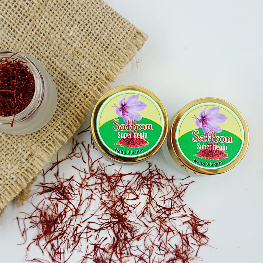 Safron / Saffron / Sapron 1 Gram SUPER Negin Original PREMIUM Quality