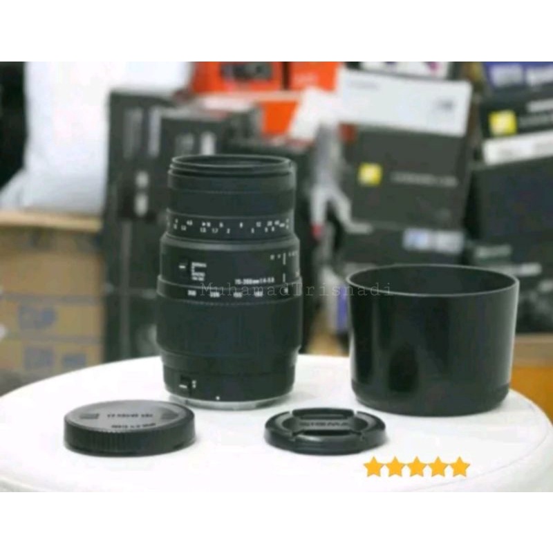 Lensa Tele Sigma 70-300mm For DSLR Canon Hitam Murah