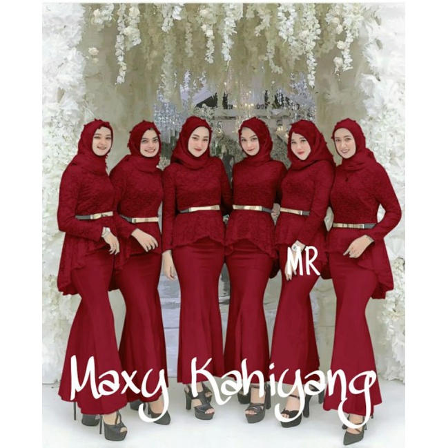 PCS MAXY KAHIYANG 2 UKURAN L DAN XL MR ADA VIDEO REVIEW ASLI PRODUK FASHION PAKAIAN WANITA DRESS GAMIS MAXI