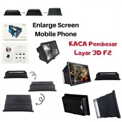 Kaca Pembesar Proyeksi Layar HP/Smartphone 3D Portable F2