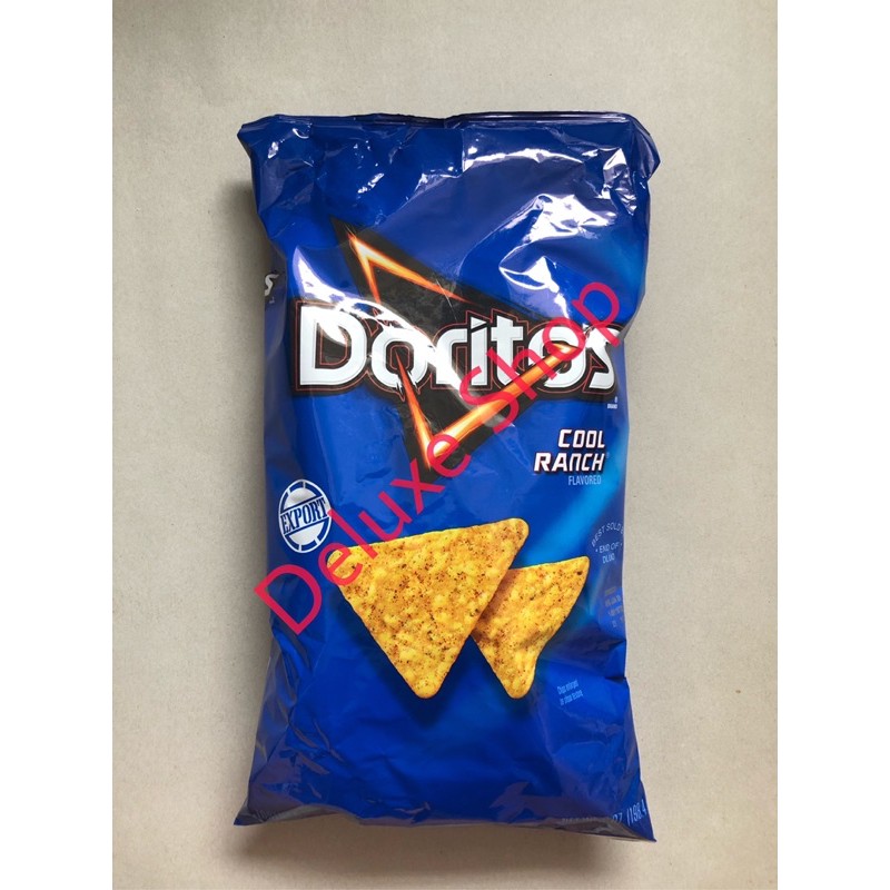 

DORITOS USA Cool Ranch Tortilla Chips 198 Gram 7 Oz (Made in USA) - Doritos Impor Amerika