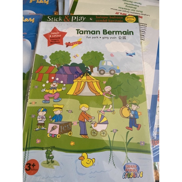 

STICK N PLAY SIDU CREATIVE / CUTTING, FOLDING, AND PASTING 2D CHILDREN SIDU UNTUK 3+ TAHUN