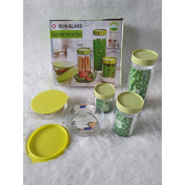 MARINE BOWL SET /Mangkok Kaca MARINE/ Set Mangkok Kaca Cantik