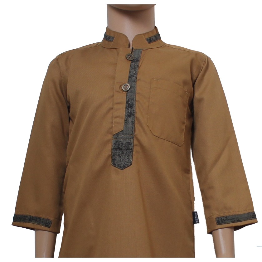 Koko Kurta Wahid/Atasan Anak Laki - Laki/Baju Ngaji Anak/Jubah Muslim Anak Best Seller