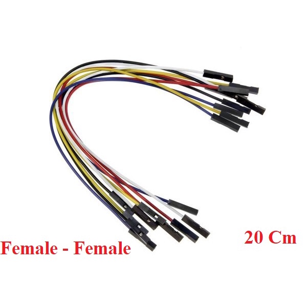 Kabel Jumper Female Female Eceran 1pc 1 Biji Arduino Pelangi 20cm