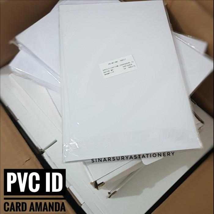 

Kertas | Kertas Pvc Instant Id Card A4 50 Sheet Merk Amanda Per Pak Kualitas Terbaik