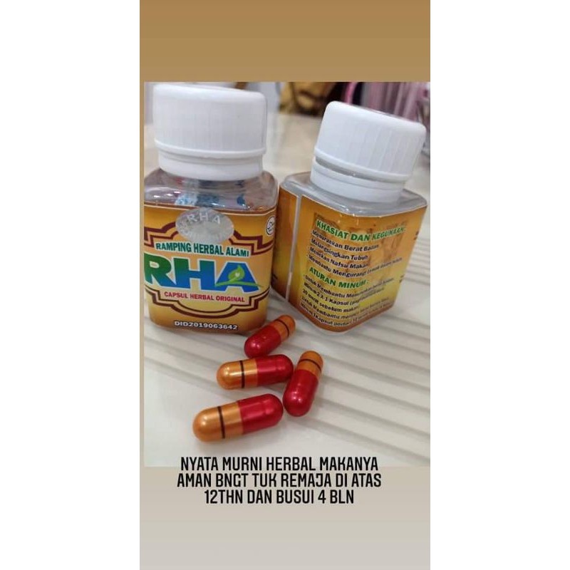 Ramping Herbal / RHA Obat Pelangsing Herbal Alami