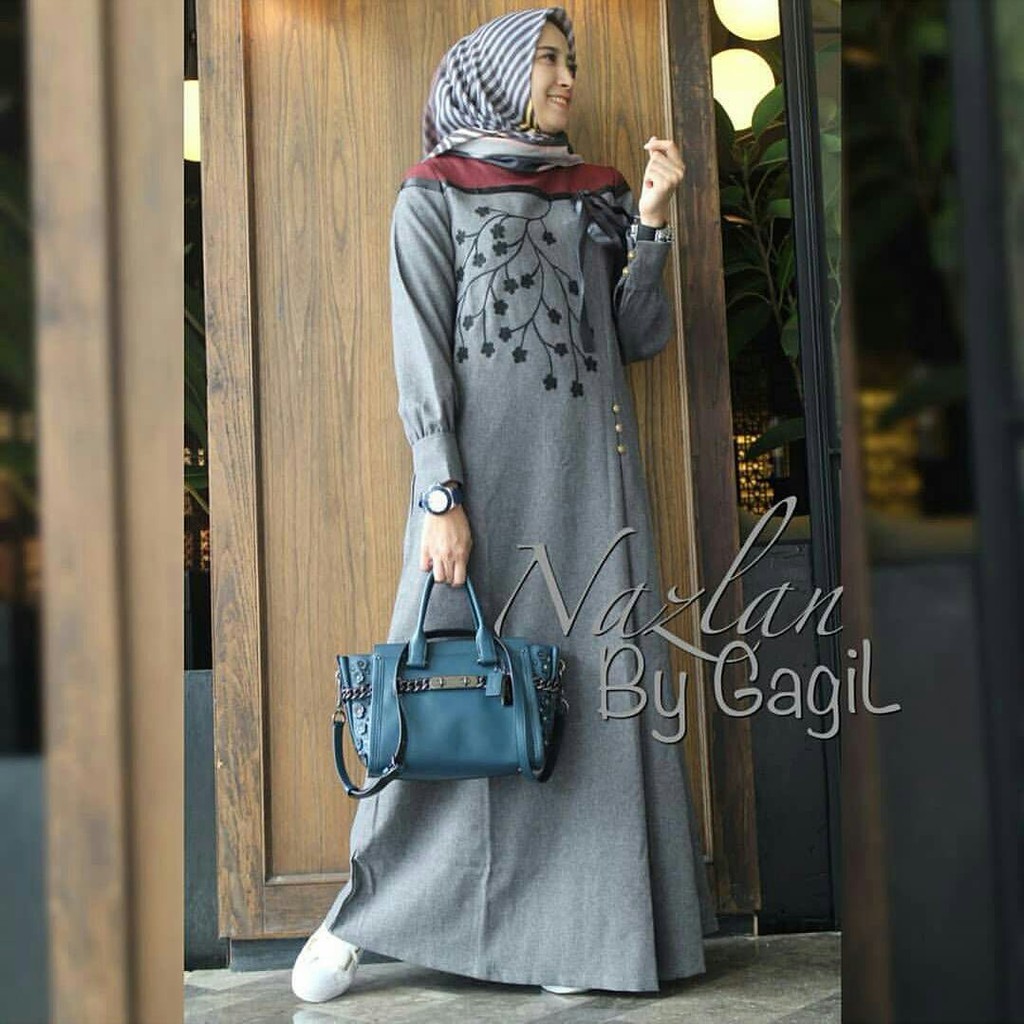 GAMIS SYARI ANNAJAH CAPUCCINO 900GR 110 140 ALLSIZE GAMIS SYARI BUSUI CADAR CREPE HQ POLOS MURAH I.