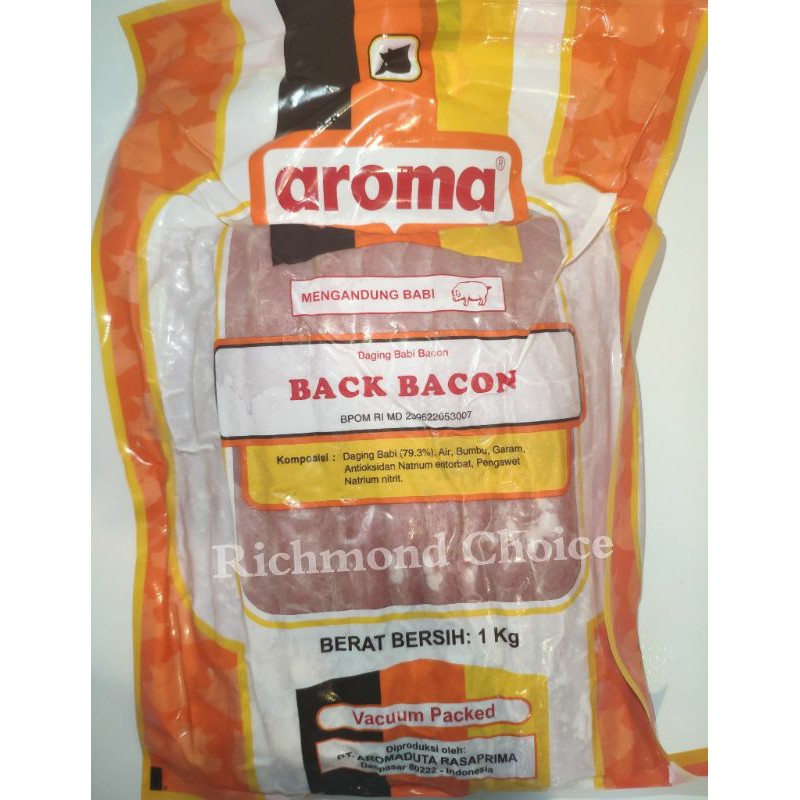 

PORK BACK BACON AROMA 1 KG