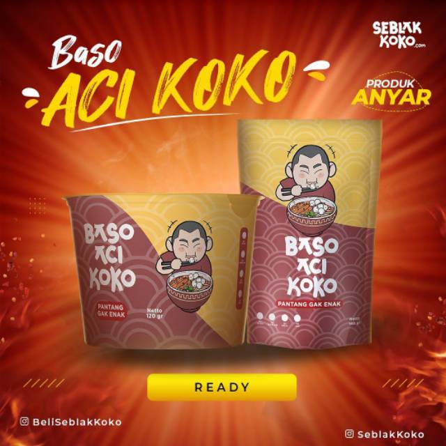 Jual Baso Aci Koko Baso Aci Non Msg Non Pengawet Shopee Indonesia