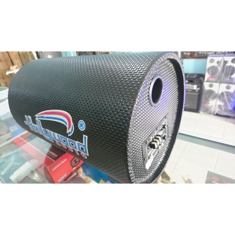 SUBWOOFER AKTIF MOBIL BASS TUBE HOLLYWOOD 10INCH SUPER BASS