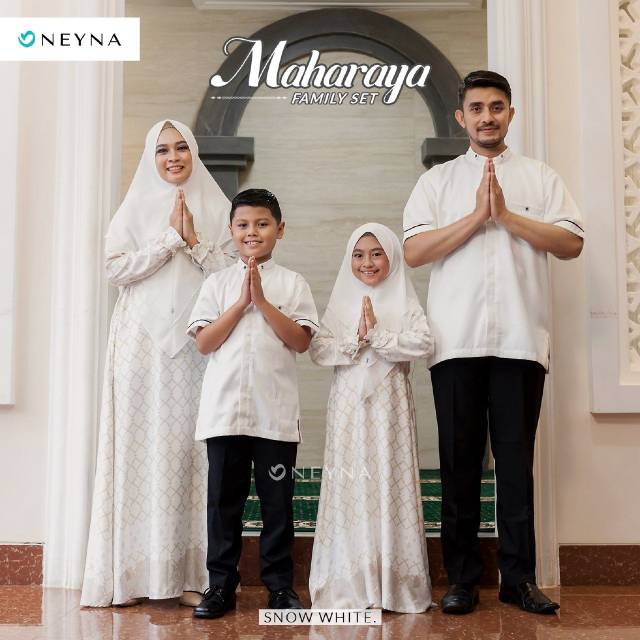 Famset maharaya by neyna famset lebaran gamis lebaran gamis keluarga gamis ibu anak gamis couple