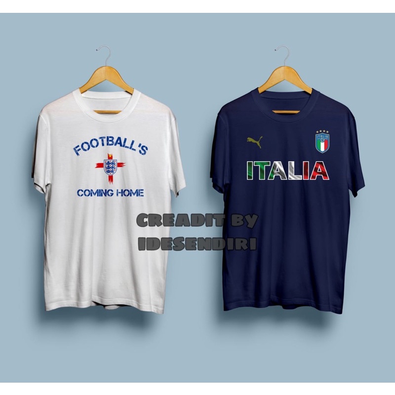 kaos baju final euro 2021 italia dan england
