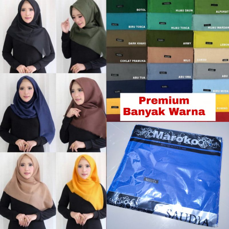 Jilbab segiempat saudia rawis premium maroko saudi hijau kualitas ( JILBAB SAUDIA RAWIS MAROKO )