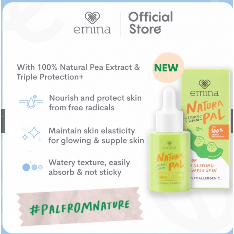 BARU! Emina Natura Pal Splash Serum 40ml