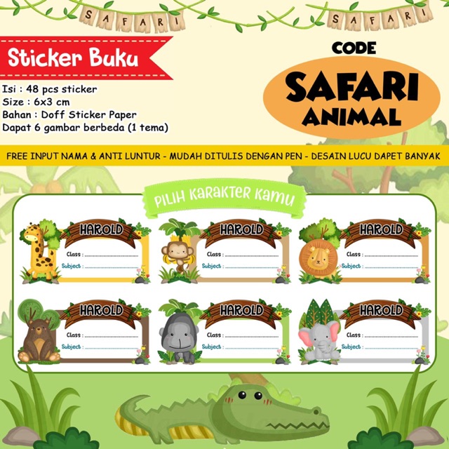 

STICKER BUKU CUSTOM