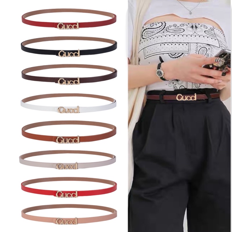 UP [SMARTGIRL] Ikat  Pinggang Wanita Cantol Fashion Kulit PU Gasper Wanita Belt / Ikat pinggang wanita IMPORT 00226-00233