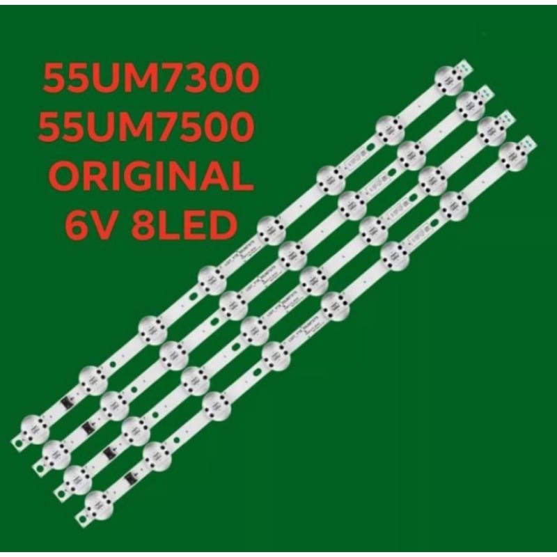 LAMPU LED BL BACKLIGHT LG 55UM7300PTE 55UM7300 55UM7300PTA 55UM7500  55UM7500PTE 55UM7600