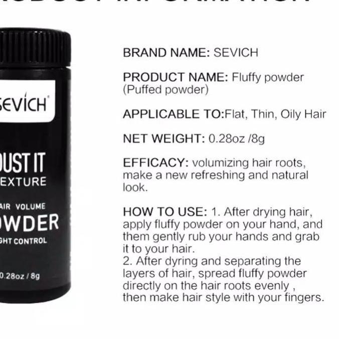 【Penjualan Terbaik】 Sevich Hair Powder Hair Volume Sevich produck vyralral
