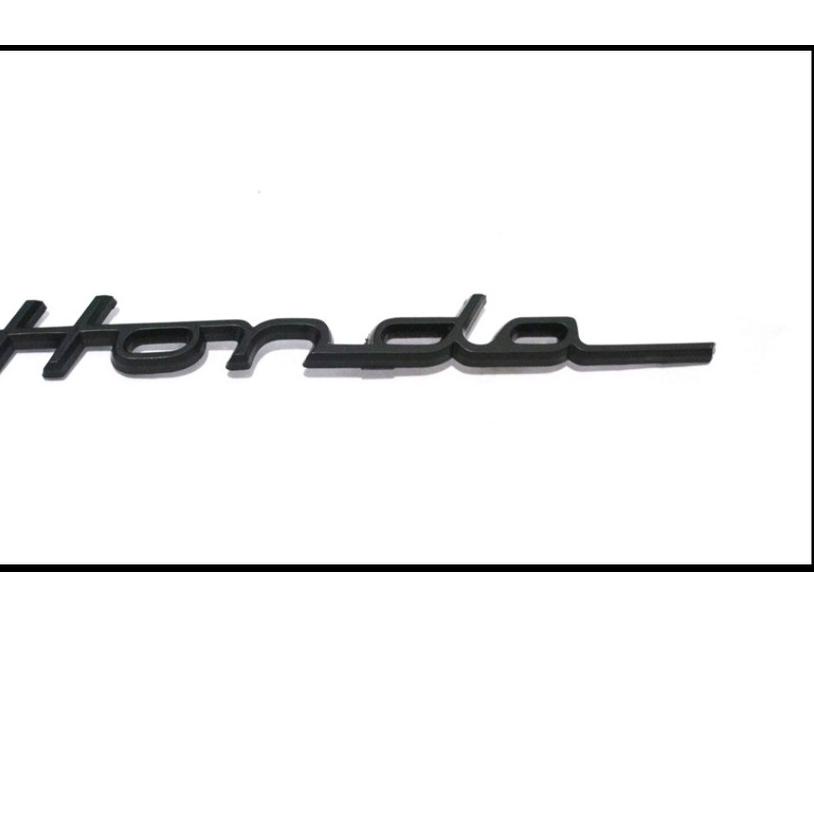 ֍ Emblem Logo Honda Tulisan Rangkai Latin Bahan Plastik Warna Merah Hitam Biru Chrome Gold Carbon Be