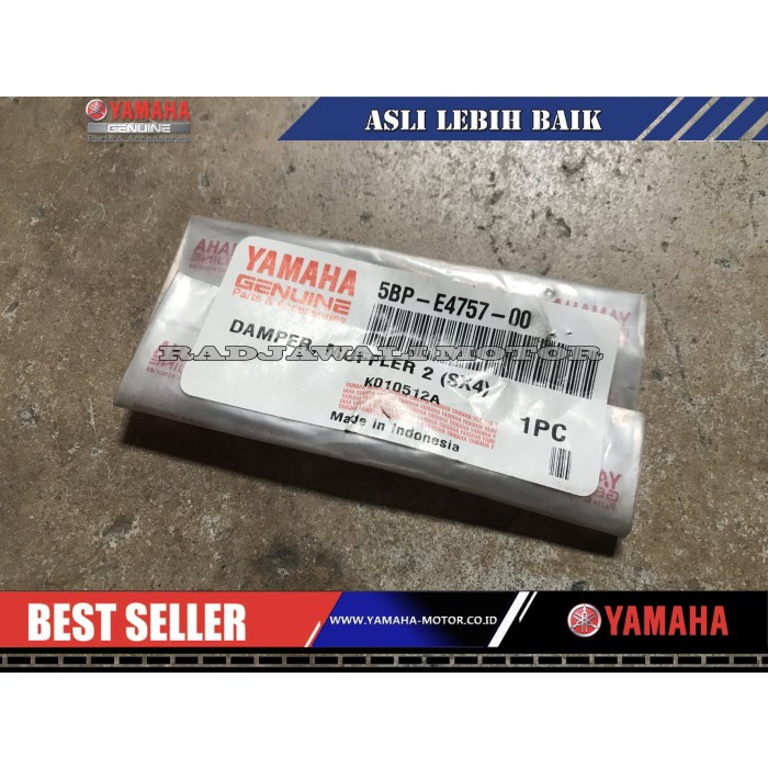 OTOMOTIF SPARE PART MOTOR RJ2550 KARET DAMPER KNALPOT SCORPIO Z ASLI