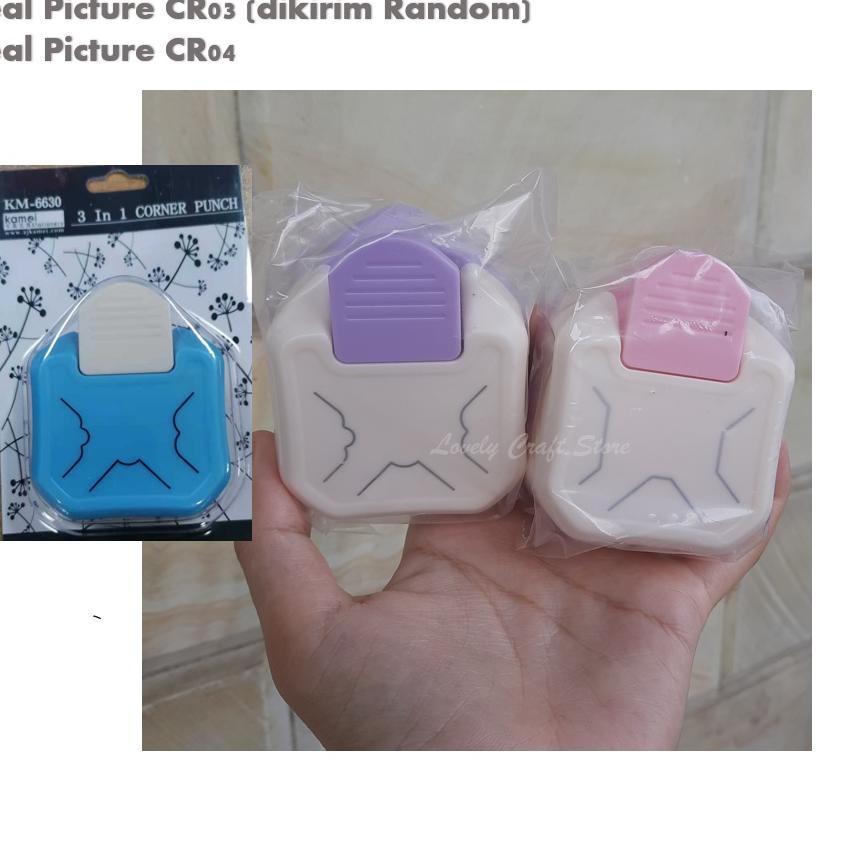 

Round Corner 3 in 1 R4 R7 R10 Pemotong Kertas Sudut Corner Rounder Puncher Fancy Corner Punch ➵↓ ➲ 58@