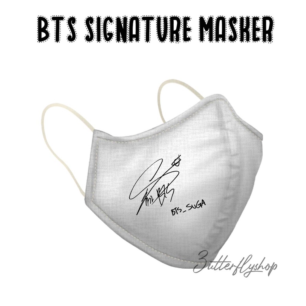 [MASKER] BTS signature premium masker jimin jin suga v jungkook taehyung jhope rapmon