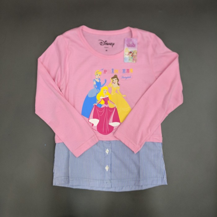 Disney Original Princess Kaos Baju Anak Perempuan Pakaian 17028849 - 4 Import murah realpict