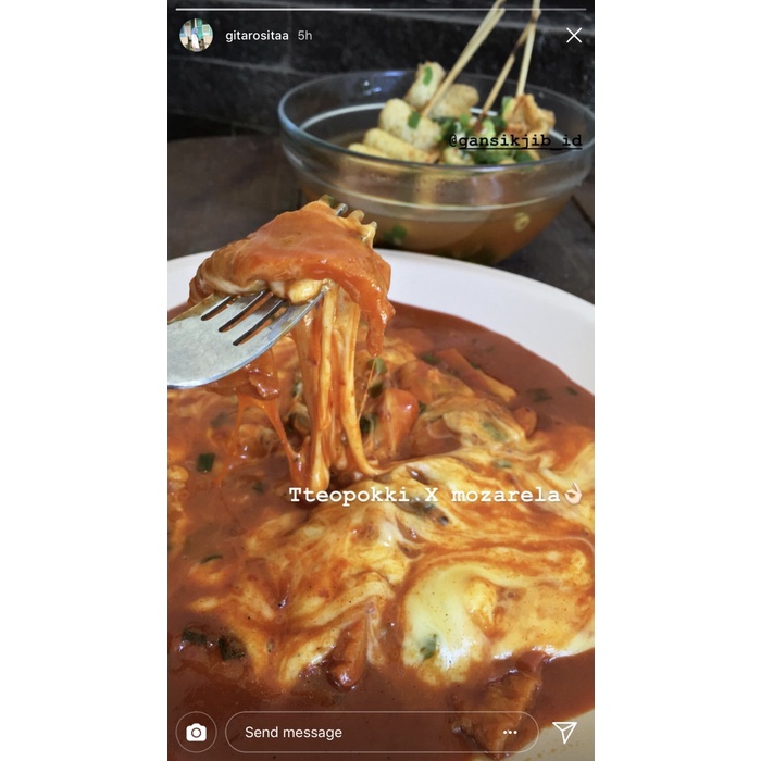 

sa2011aa Mozarella Tteokpokki (Topokki/ Tteokbokki) Instan Halal Gansikjib Xa20X1